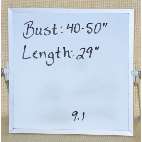 Anne Klein Ladies Black & White Blouse Tunic Top Size M Keyhole Logo Pattern - Picture 12 of 12